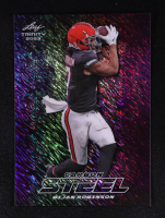 Bijan Robinson 2023 Leaf Trinity Carbon Steel Purple Shimmer Pre-Production Proof #NNO #1/1 RC at PristineAuction.com