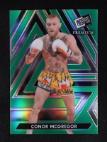 Conor McGregor Press Pass Premium Green Holo Pre-Production Proof #NNO #1/1 at PristineAuction.com