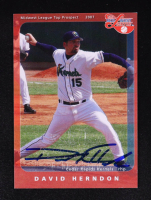 David Herndon Signed 2007 Midwest League Prospects Grandstand #13 RC (Sportscards.com) at PristineAuction.com