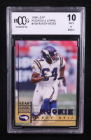 Randy Moss 1998 Leaf Rookies and Stars #199 RC (BCCG 10) at PristineAuction.com