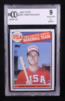Mark McGwire 1985 Topps OLY #401 RC (BCCG 9) at PristineAuction.com