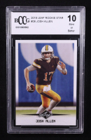 Josh Allen 2018 Leaf Rookie Star #08 RC (BCCG 10) at PristineAuction.com