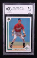 Chipper Jones 1991 Upper Deck #55 RC (BCCG 10) at PristineAuction.com
