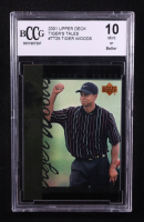 Tiger Woods 2001 Upper Deck Tiger's Tales #TT25 RC (BCCG 10) at PristineAuction.com
