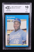 Bo Jackson 1987 Fleer Glossy #369 RC (BCCG 10) at PristineAuction.com