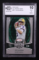 Joe Burrow 2020 Sage All Rookie Team #RT1 RC (BCCG 10) at PristineAuction.com