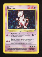 Mewtwo Pokemon 1999 Base Unlimited #10 Holo at PristineAuction.com
