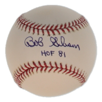 Bob Gibson Signed OML Baseball Inscribed "HOF 81" (JSA) at PristineAuction.com