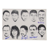 Boxing Caricature 10x14 Photo Signed By (4) with Chuck Wepner, Aaron Pryor, Michael Spinks & Mark Medal (JSA) at PristineAuction.com