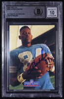 Herman Moore Signed 1991 Pro Line #281 RC (BGS | Auto 10) at PristineAuction.com