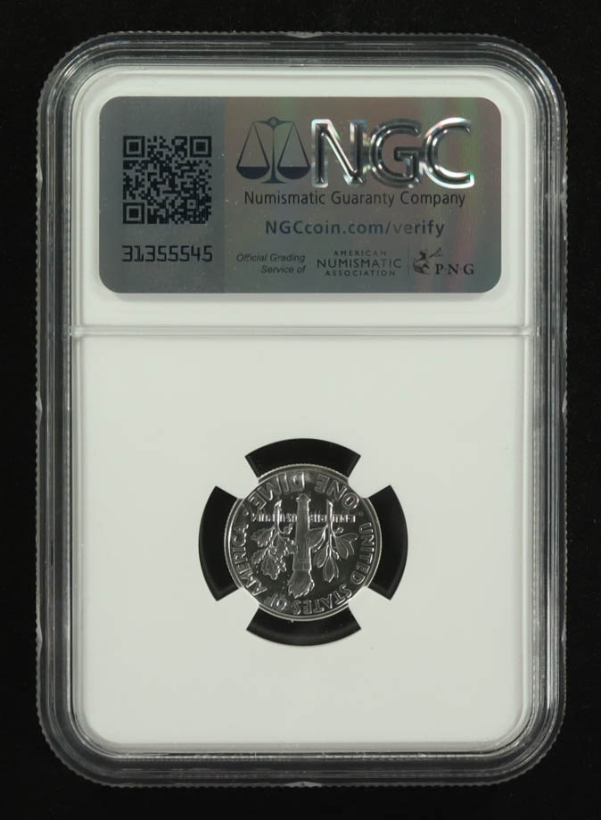 1963 Roosevelt 10C Proof Silver Dime (NGC PF68) at PristineAuction.com 1963 Roosevelt 10C Proof Silver Dime (NGC PF68) at PristineAuction.com