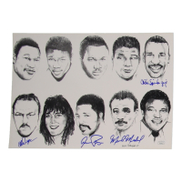 Boxing Caricature 10x14 Photo Signed By (4) with Chuck Wepner, Aaron Pryor, Michael Spinks & Mark Medal (JSA) at PristineAuction.com