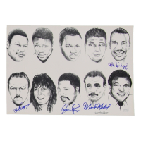 Boxing Caricature 10x14 Photo Signed By (4) with Chuck Wepner, Aaron Pryor, Michael Spinks & Mark Medal (JSA) at PristineAuction.com