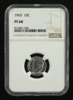 1963 Roosevelt 10C Proof Silver Dime (NGC PF68) at PristineAuction.com