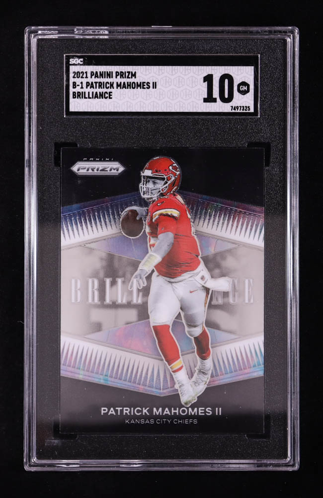 Patrick Mahomes II 2021 Panini Prizm Brilliance #1 (SGC 10) at PristineAuction.com Patrick Mahomes II 2021 Panini Prizm Brilliance #1 (SGC 10) at PristineAuction.com