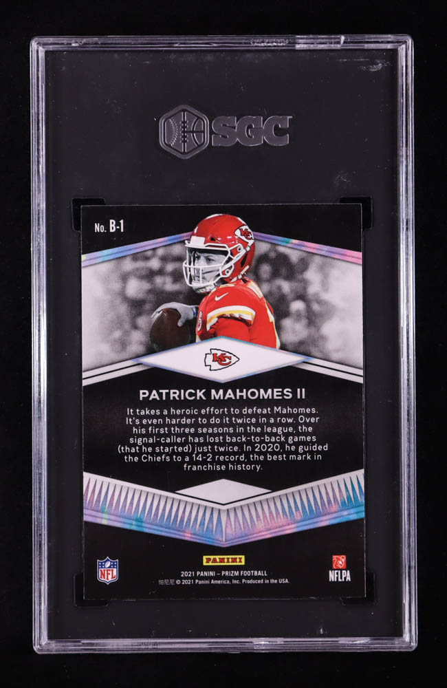 Patrick Mahomes II 2021 Panini Prizm Brilliance #1 (SGC 10) at PristineAuction.com Patrick Mahomes II 2021 Panini Prizm Brilliance #1 (SGC 10) at PristineAuction.com
