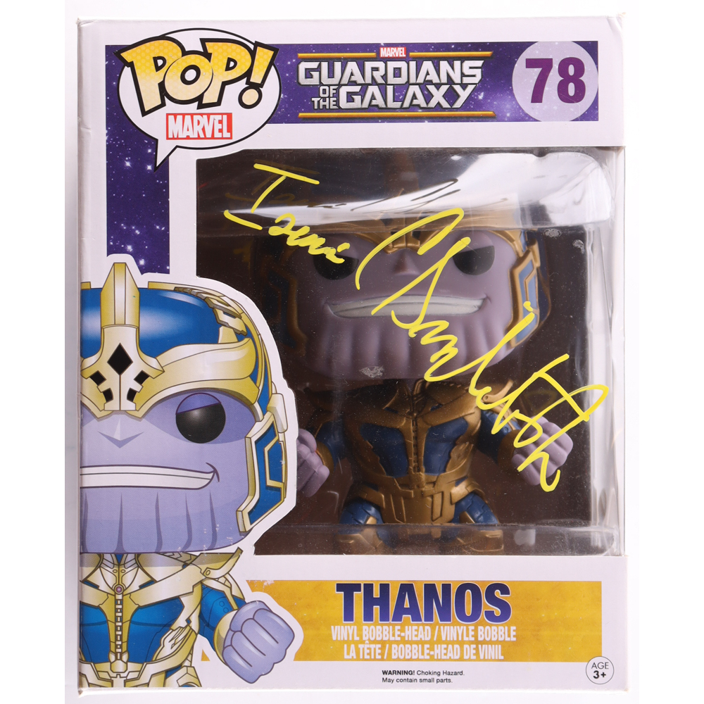 Isaac C. Singleton Jr. Signed "Guardians of the Galaxy" #78 Thanos Jumbo Funko Pop! Vinyl Figure (JSA) at PristineAuction.com