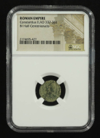Roman Empire - Constantius II, AD 337-361 BI Half-Centenionalis (NGC) at PristineAuction.com