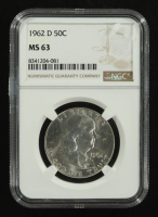 1962-D Kennedy 50C Silver Half Dollar (NGC MS63) at PristineAuction.com