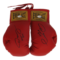 Oscar De La Hoya Signed Pair of Everlast Boxing Gloves Inscribed "Golden Boy" (JSA) at PristineAuction.com