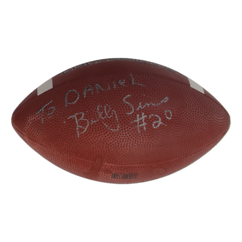 Billy Sims Signed Collegiate Football (JSA) at PristineAuction.com Billy Sims Signed Collegiate Football (JSA) at PristineAuction.com