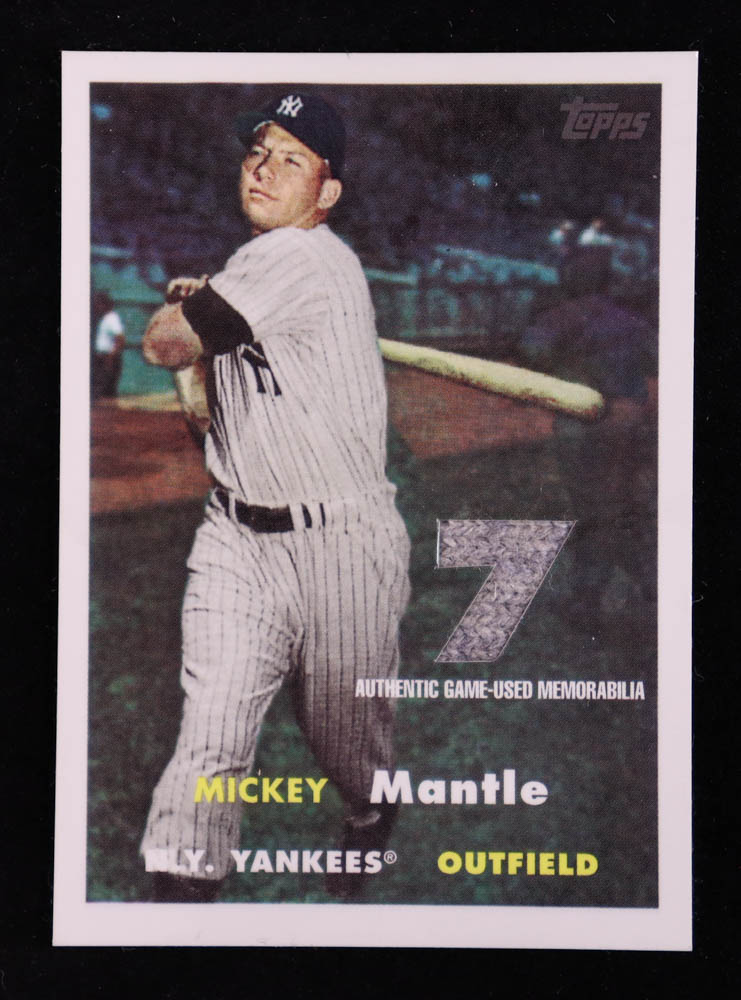 Mickey Mantle 2007 Topps Target Factory Set Mantle Memorabilia #MMR57 57T at PristineAuction.com Mickey Mantle 2007 Topps Target Factory Set Mantle Memorabilia #MMR57 57T at PristineAuction.com