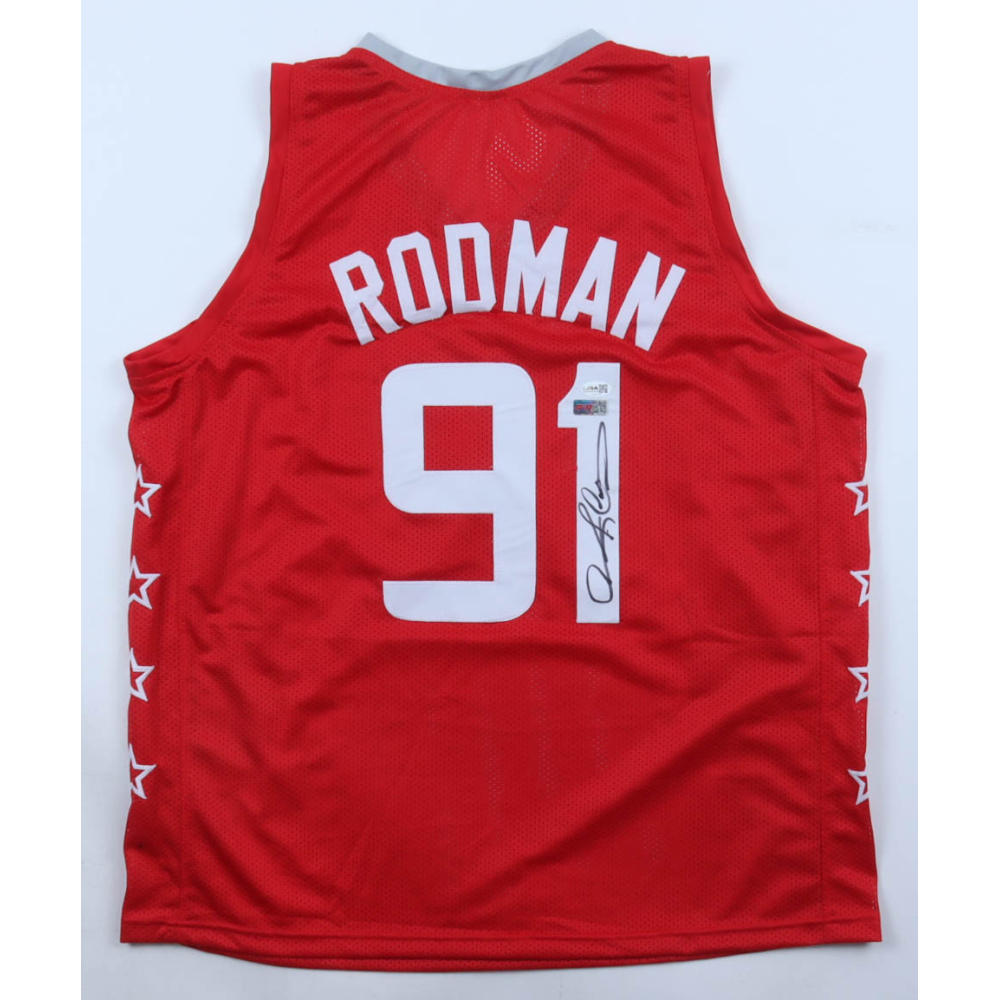 Dennis Rodman Signed Jersey (JSA) at PristineAuction.com