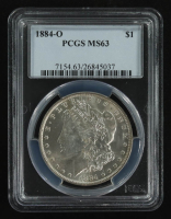 1884-O Morgan Silver $1 Dollar (PCGS MS63) at PristineAuction.com