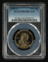 2003-S Sacagawea $1 Dollar - Deep Cameo Proof (PCGS PR69DCAM) at PristineAuction.com