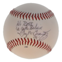 Tug McGraw Signed OL Baseball Inscribed "You Gotta Believe" (JSA) at PristineAuction.com