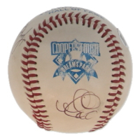 Willson Contreras & Henry Blanco Signed American Youth HOF Baseball (JSA) at PristineAuction.com