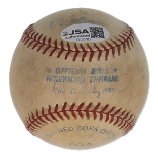 Eric Davis Signed OAL Baseball (JSA) at PristineAuction.com Eric Davis Signed OAL Baseball (JSA) at PristineAuction.com
