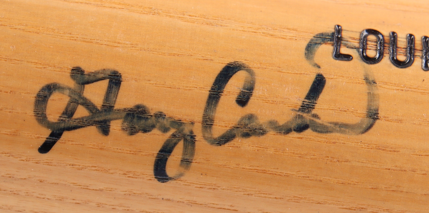 Hall of Fame Catchers | Louisville Slugger Player Model Baseball Bat Signed by (4) with Yogi Berra, Johnny Bench (PSA) at PristineAuction.com Hall of Fame Catchers | Louisville Slugger Player Model Baseball Bat Signed by (4) with Yogi Berra, Johnny Bench (PSA) at PristineAuction.com