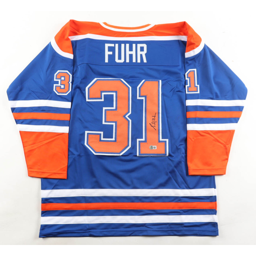 Grant Fuhr Signed Jersey (Beckett) at PristineAuction.com