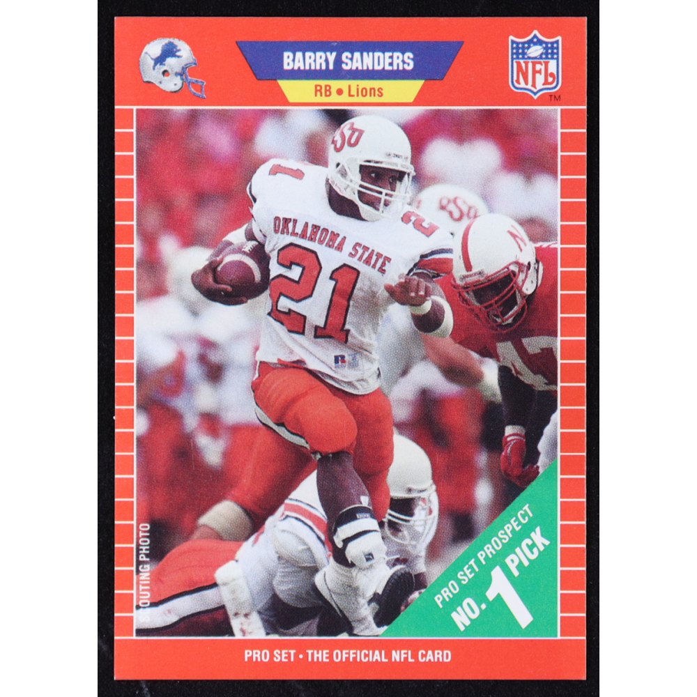 Barry Sanders 1989 NFL Pro Set #494 RC at PristineAuction.com