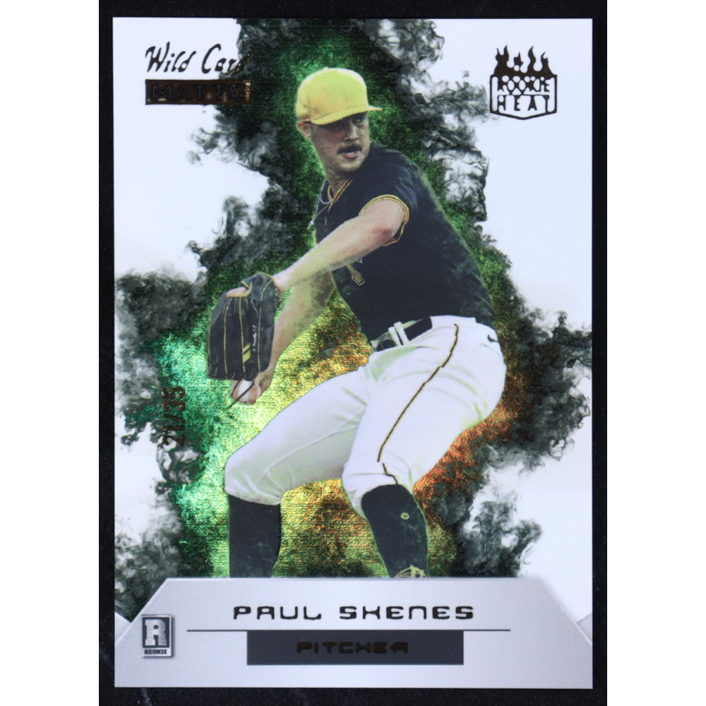 Paul Skenes 2024 Wild Card Matte Rookie Heat #RH-PS RC #21/35 at PristineAuction.com