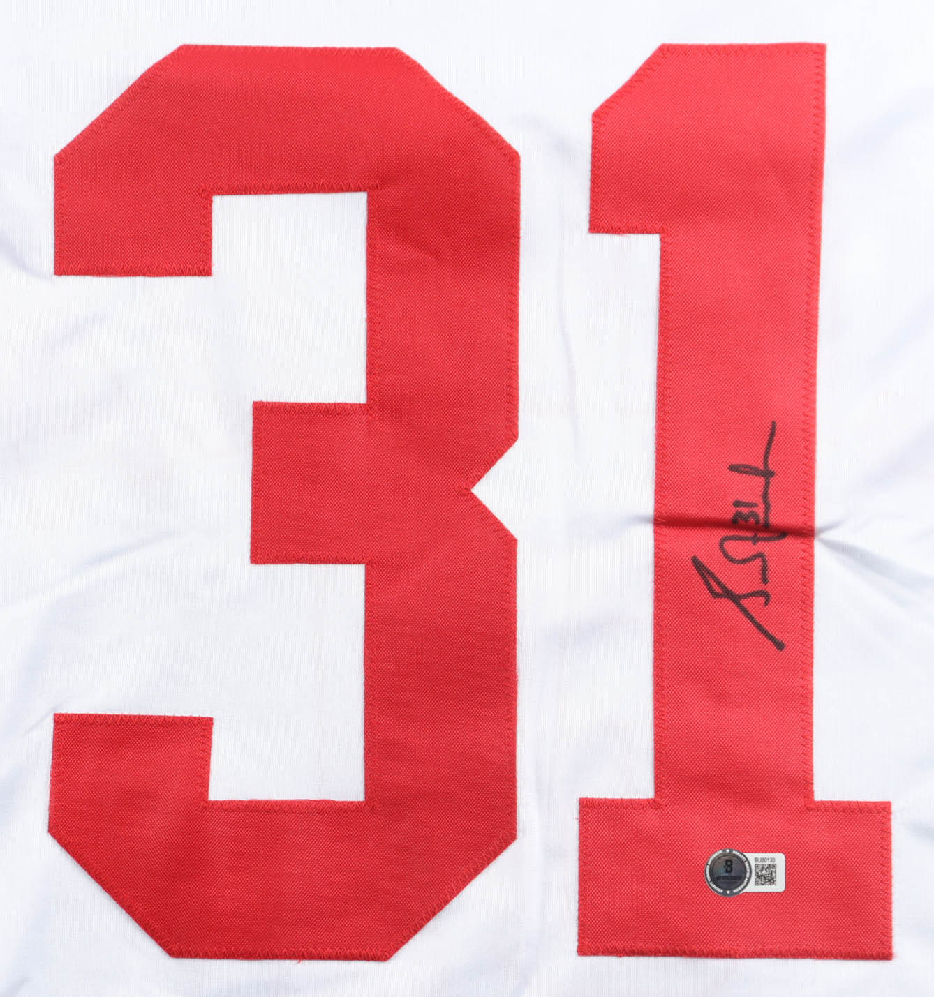 Grant Fuhr Signed Jersey (Beckett) at PristineAuction.com Grant Fuhr Signed Jersey (Beckett) at PristineAuction.com