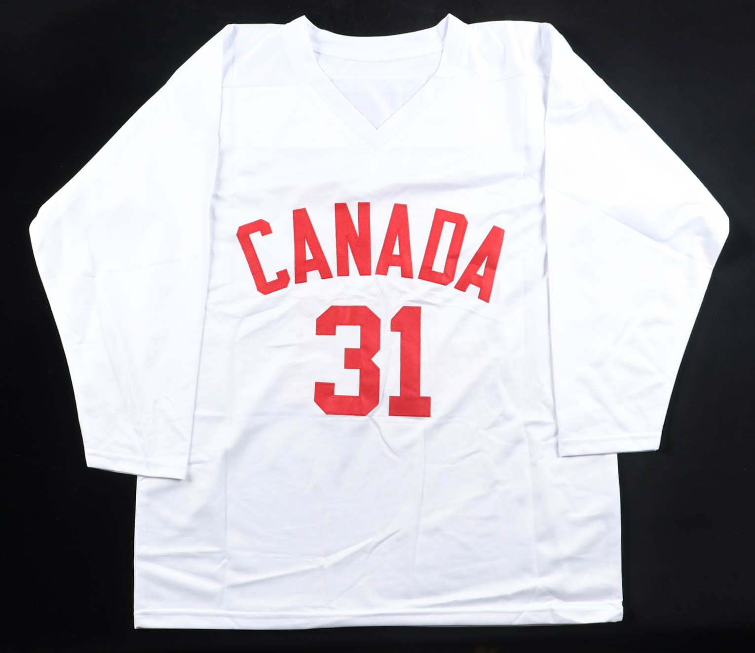 Grant Fuhr Signed Jersey (Beckett) at PristineAuction.com Grant Fuhr Signed Jersey (Beckett) at PristineAuction.com