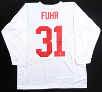 Grant Fuhr Signed Jersey (Beckett) at PristineAuction.com