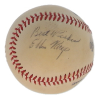 Ed Vargo Signed OL Baseball Inscribed "Best Wishes" (JSA) at PristineAuction.com