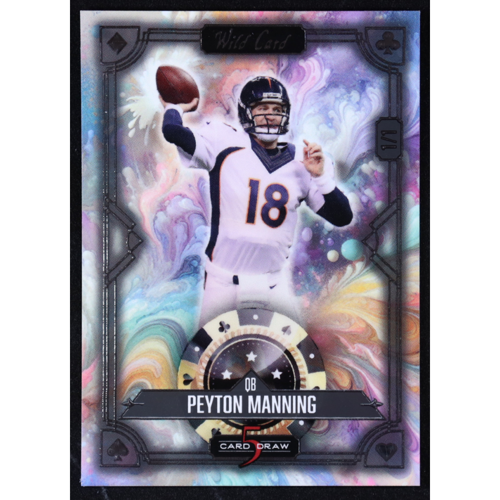 Peyton Manning 2024 Wild Card 5 Card Draw #S5CDCL-PM #1/1 at PristineAuction.com