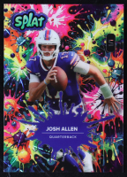 Josh Allen 2025 Wild Card Splat Tie Die #SBTIE08-JA #1/1 at PristineAuction.com