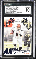 Joe Burrow 2023 Panini Prestige Any Given Sunday Xtra Points Blue #6 #197/249 (CGC 10) at PristineAuction.com