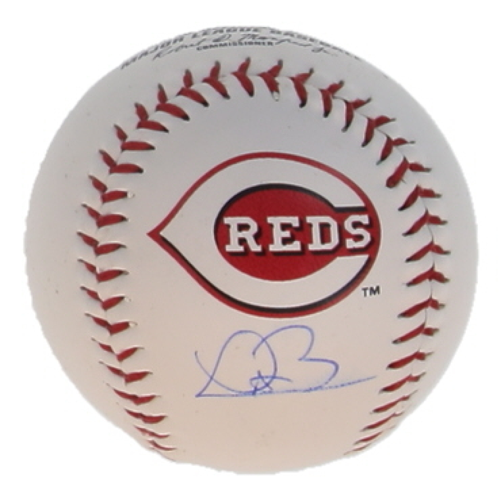 Trevor Bauer Signed OML Reds Logo Baseball (AWM) at PristineAuction.com