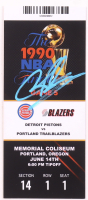 Dennis Rodman Signed 1990 NBA Finals Game 5 Commemorative Ticket (JSA) at PristineAuction.com