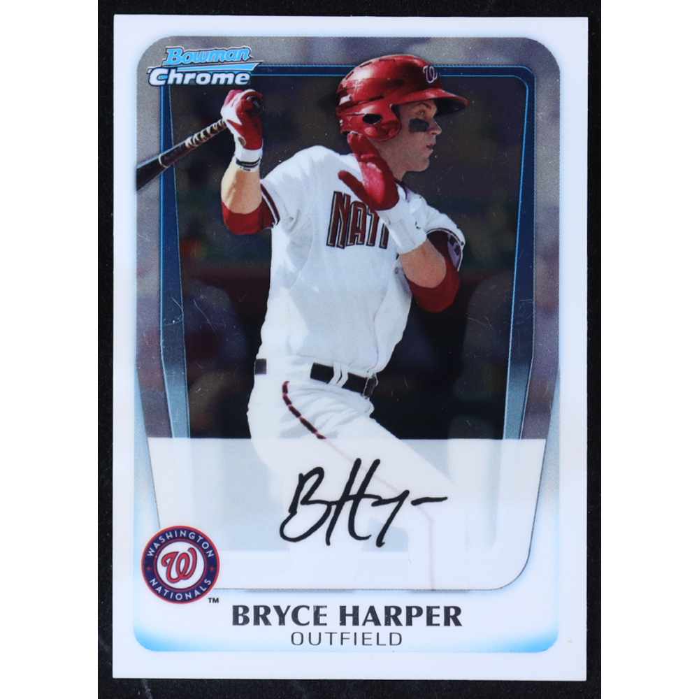 Bryce Harper 2011 Bowman Chrome Prospects Auto #BCP1 RC at PristineAuction.com