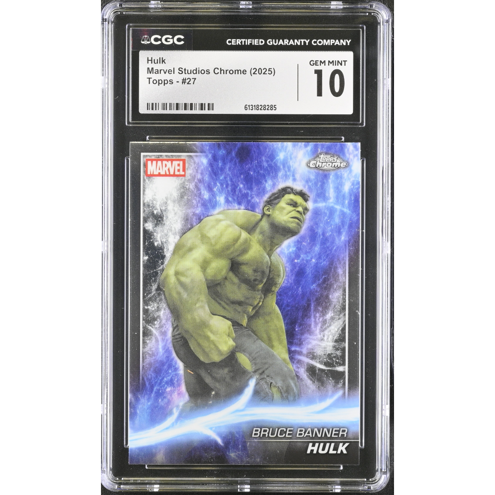 Hulk 2025 Topps Marvel Studios Chrome #27 (CGC 10) at PristineAuction.com