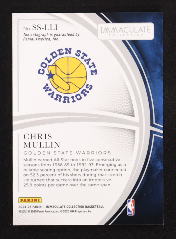 Chris Mullin 2024-25 Immaculate Collection Shadowbox Signatures #23 #42/99 at PristineAuction.com Chris Mullin 2024-25 Immaculate Collection Shadowbox Signatures #23 #42/99 at PristineAuction.com