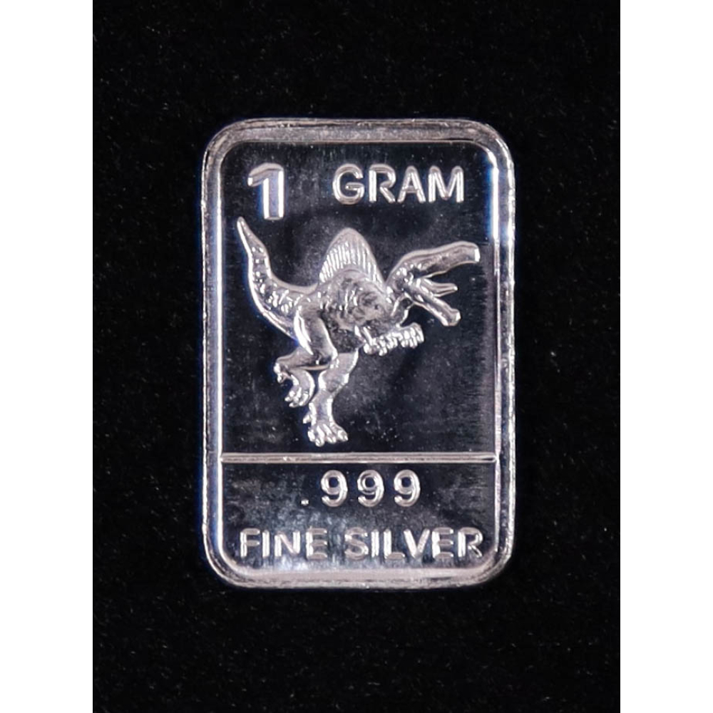 Mint State Gold 1 Gram .999 Fine Silver Bullion at PristineAuction.com