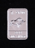 Mint State Gold 1 Gram .999 Fine Silver Bullion at PristineAuction.com